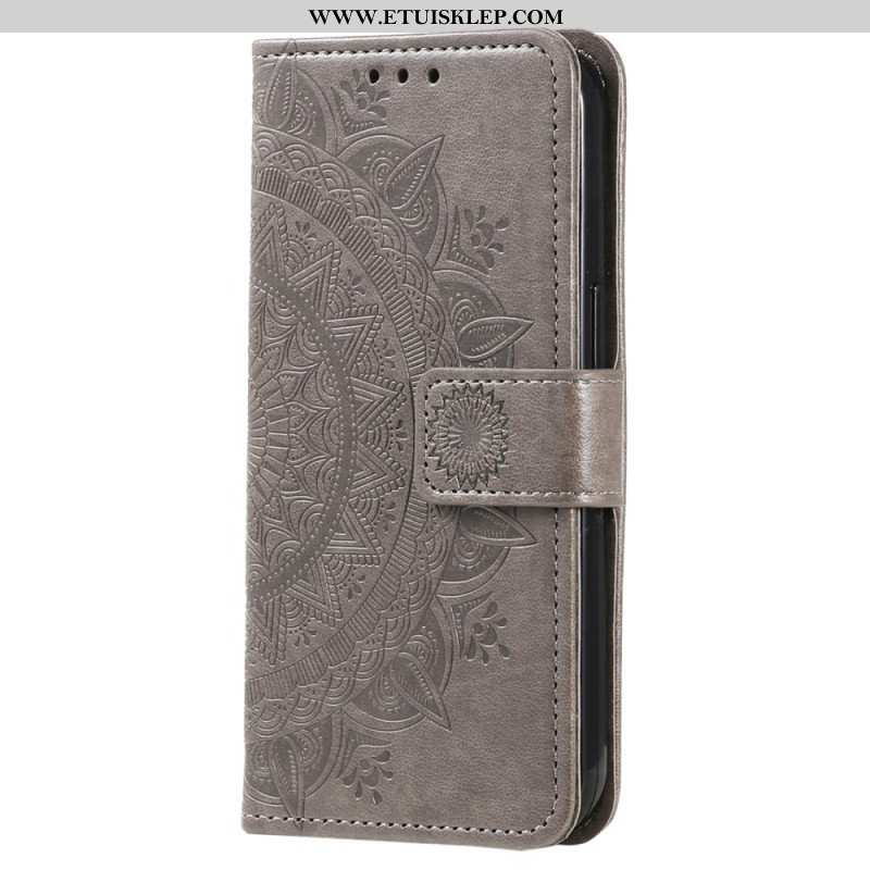 Etui Folio do Xiaomi Redmi Note 12 4G Mandala Sun Ze Smyczą